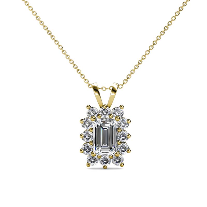 Xuan Diamond Halo Pendant 