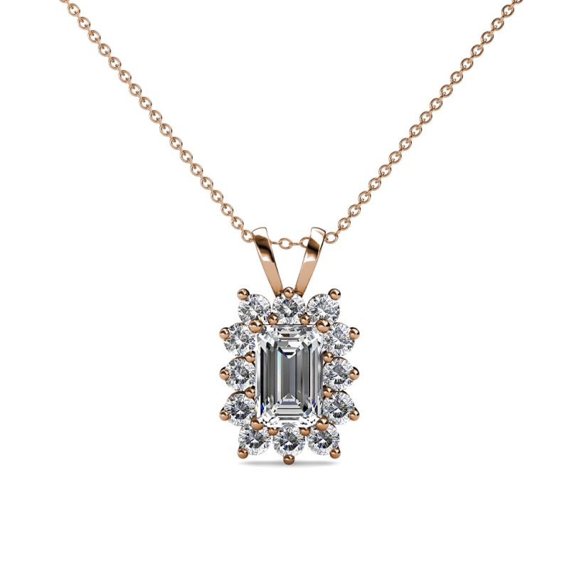 Xuan Diamond Halo Pendant 