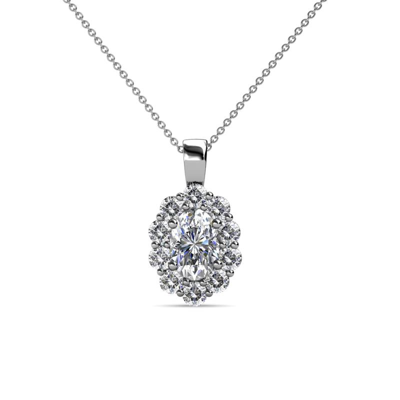 Cadena Diamond Halo Pendant 