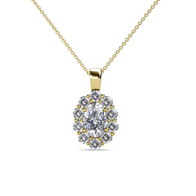 Cadena Diamond Halo Pendant 