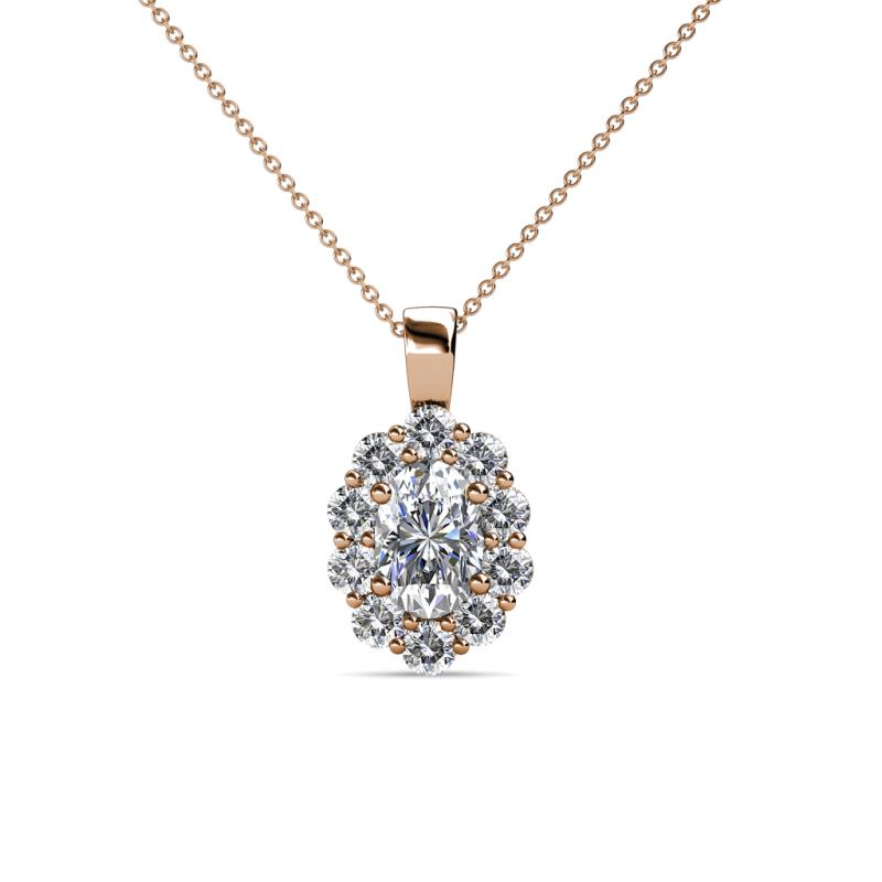 Cadena Diamond Halo Pendant 
