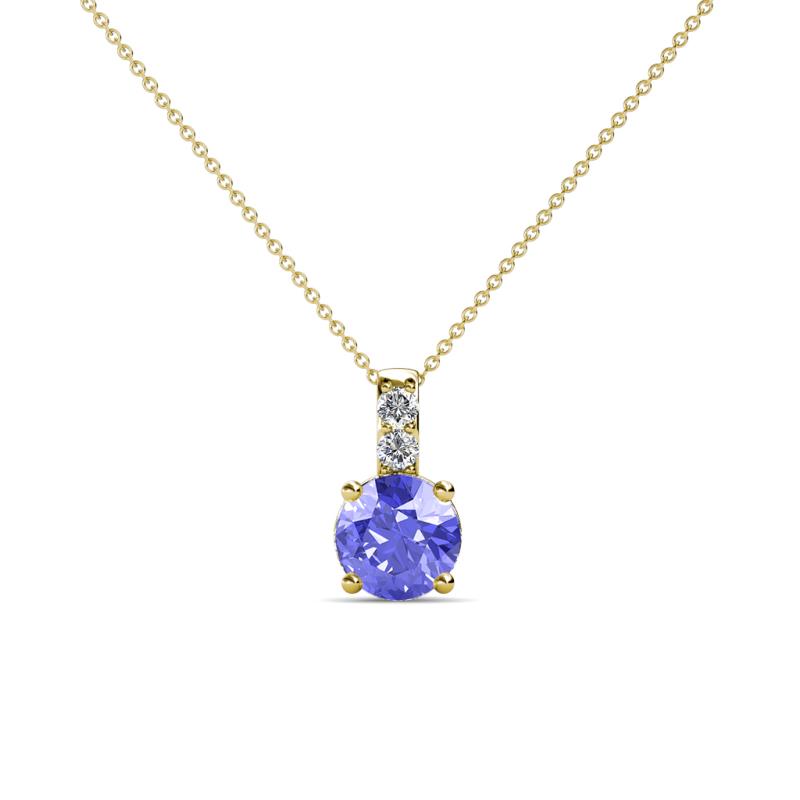 Celyn Tanzanite and Diamond Pendant 
