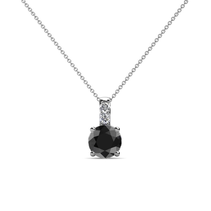 Celyn Black and White Diamond Pendant 
