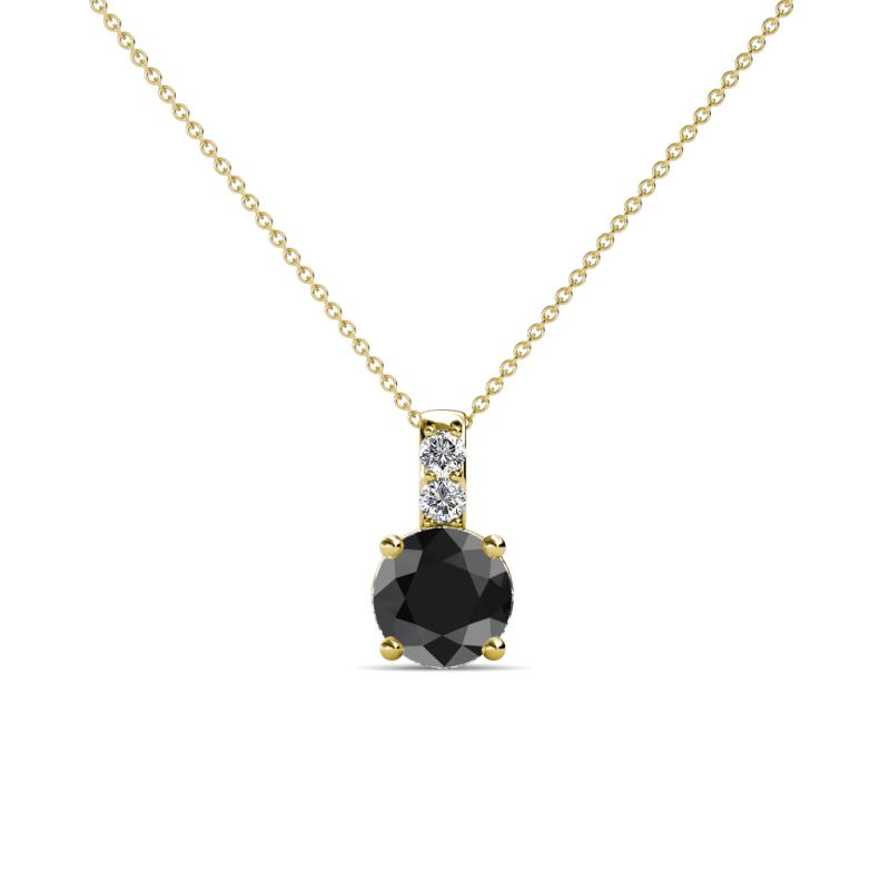 Celyn Black and White Diamond Pendant 