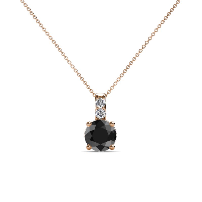 Celyn Black and White Diamond Pendant 