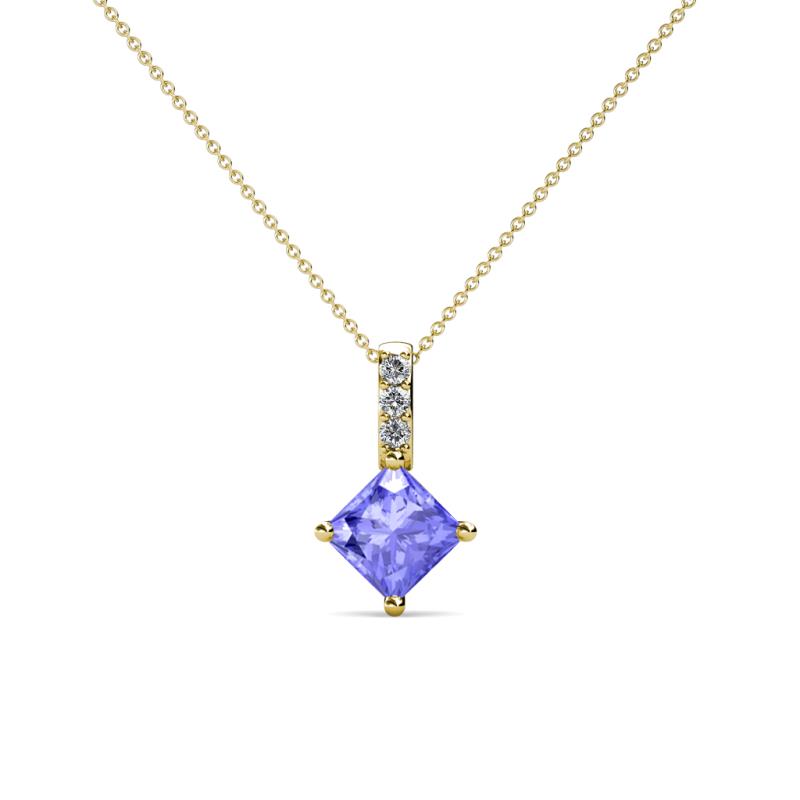 Aurel Tanzanite and Diamond Pendant 