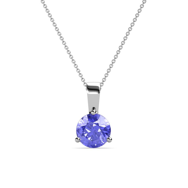Calista 6.50 mm Tanzanite Solitaire Pendant 