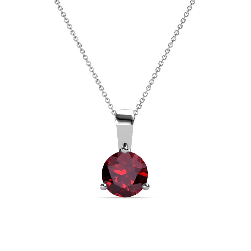 Calista 6.00 mm Ruby Solitaire Pendant 