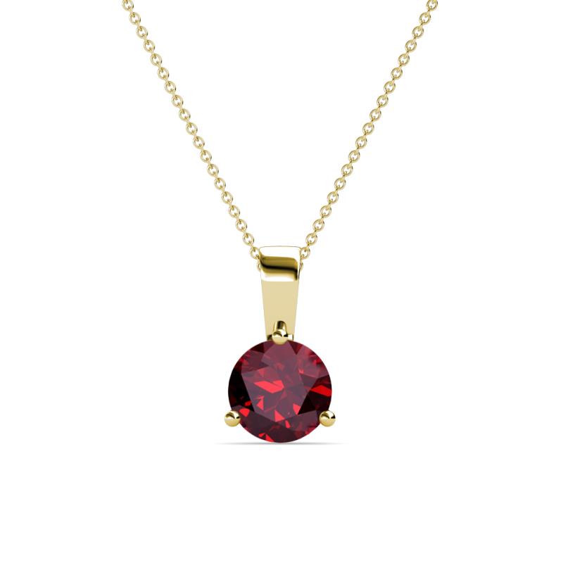 Calista 6.00 mm Ruby Solitaire Pendant 