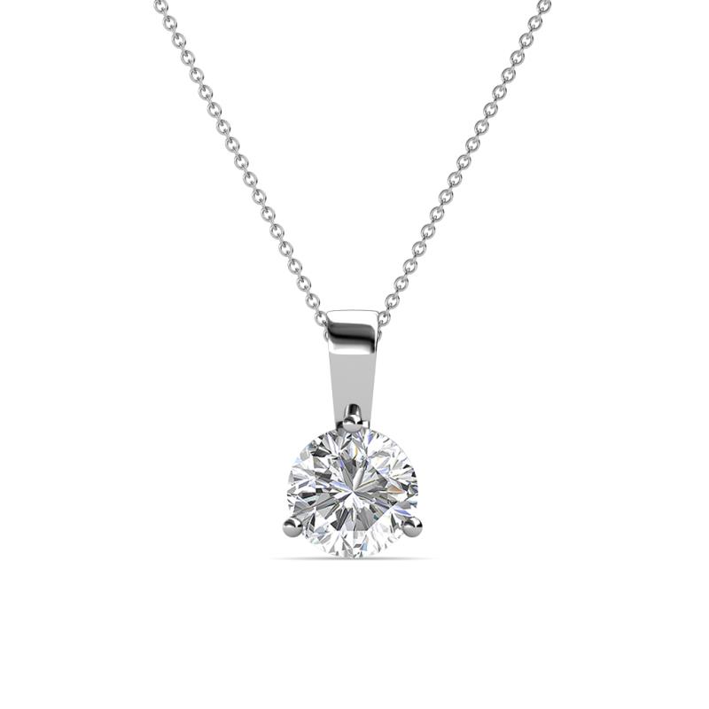 Calista 6.50 mm Diamond Solitaire Pendant 
