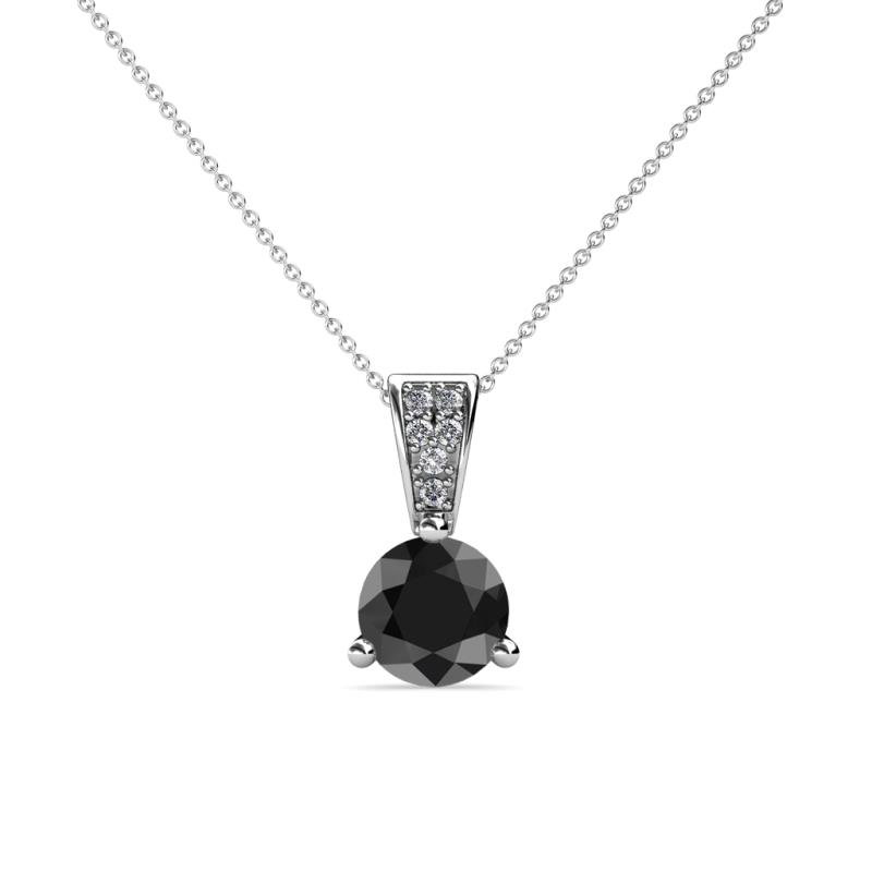 Florin Black and White Diamond Pendant 