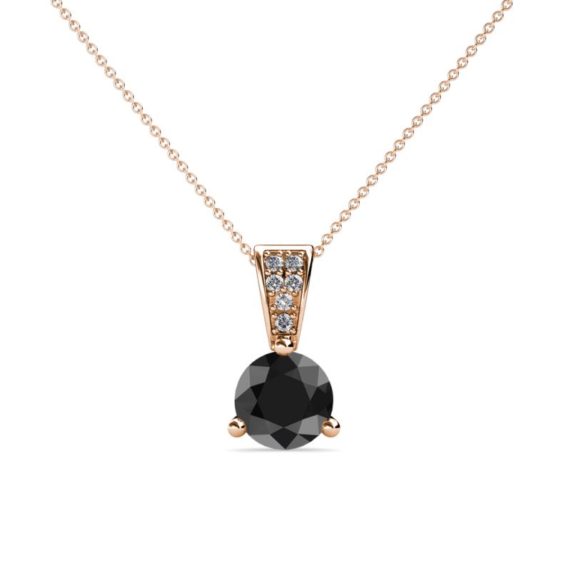 Florin Black and White Diamond Pendant 