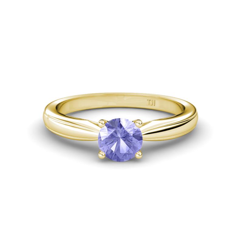 Adsila Tanzanite Solitaire Engagement Ring 
