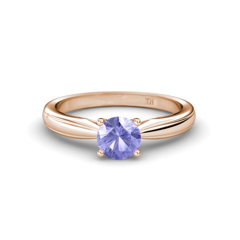 Adsila Tanzanite Solitaire Engagement Ring 