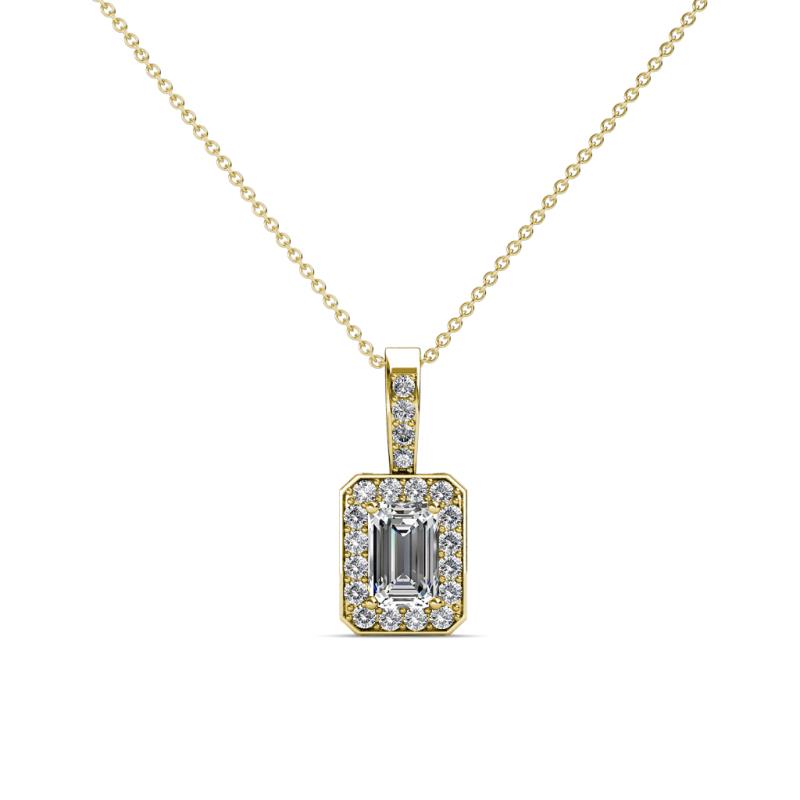Lilian Diamond Halo Pendant 