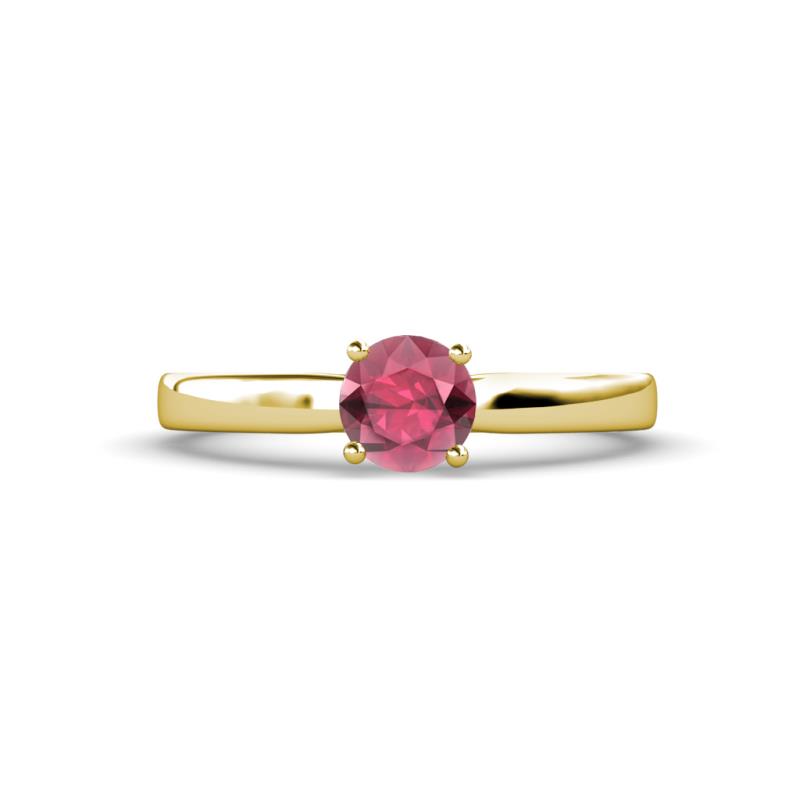 Annora Rhodolite Garnet Solitaire Engagement Ring 