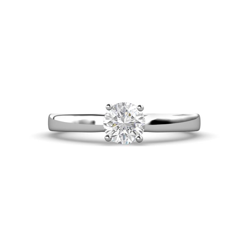 Annora White Sapphire Solitaire Engagement Ring 