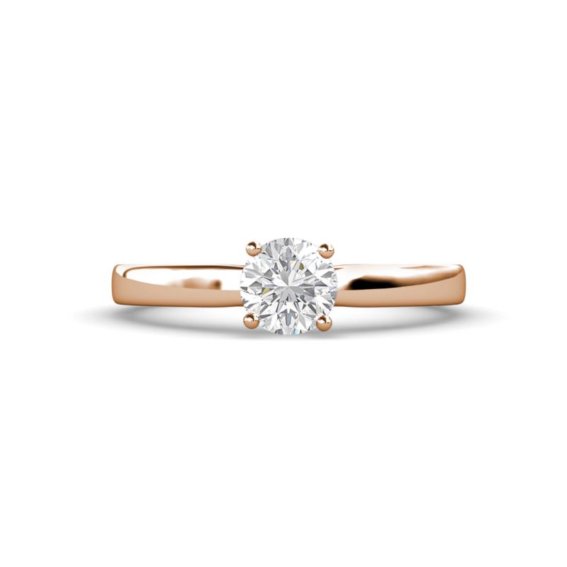 Annora White Sapphire Solitaire Engagement Ring 