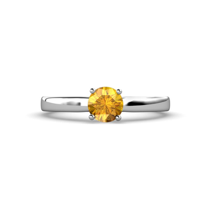 Annora Citrine Solitaire Engagement Ring 