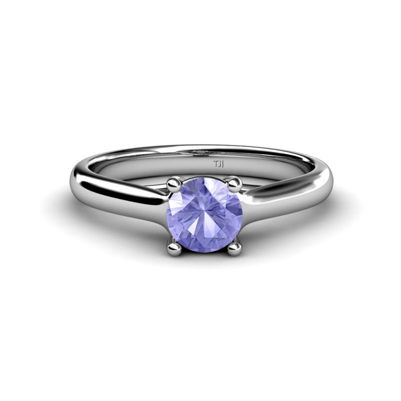 Corona Tanzanite Solitaire Engagement Ring 