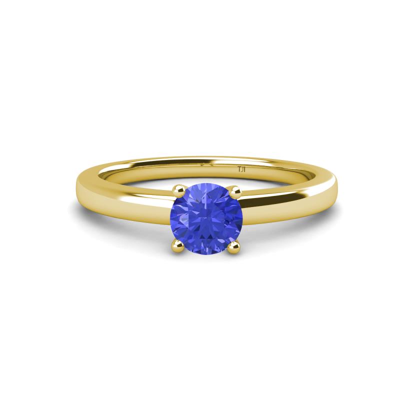 Kyle 6.50 mm Round Tanzanite Solitaire Engagement Ring 