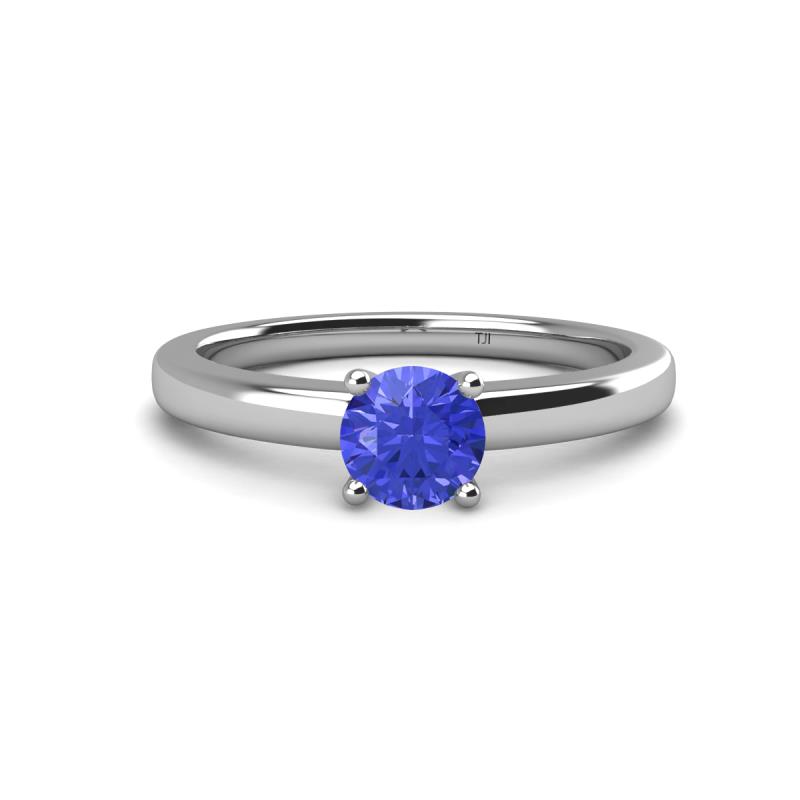 Kyle 6.50 mm Round Tanzanite Solitaire Engagement Ring 