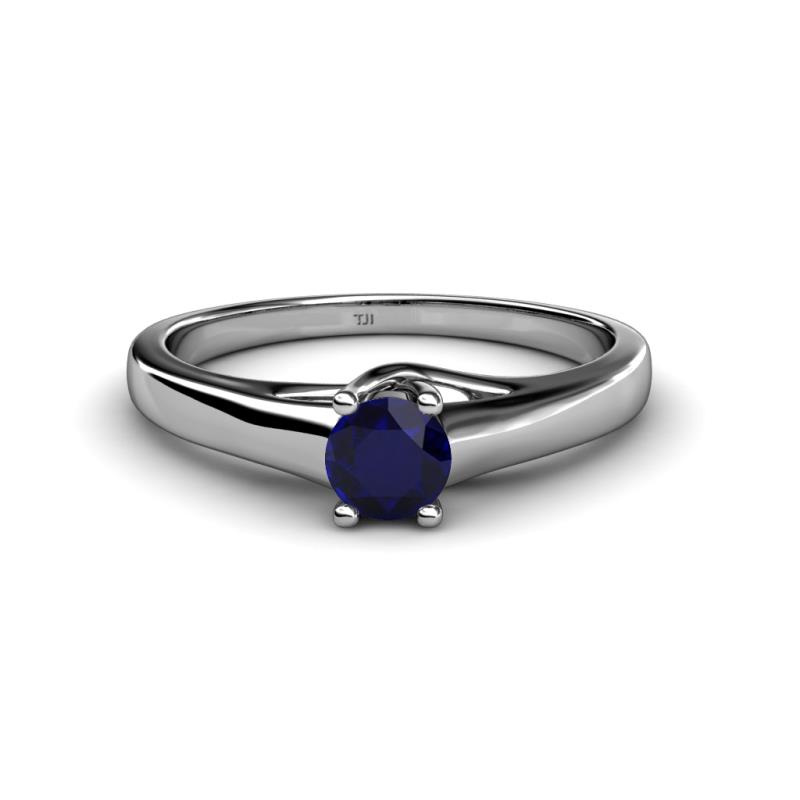Nixie 0.70 ct Blue Sapphire Round (5.00 mm) Solitaire Engagement Ring  