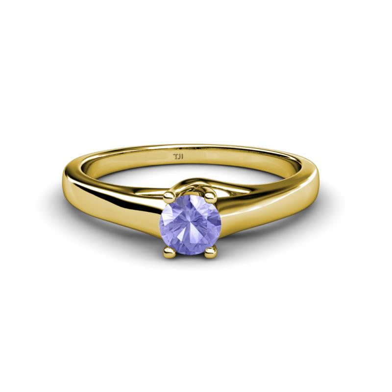 Nixie 0.47 ct Tanzanite Round (5.00 mm) Solitaire Engagement Ring  