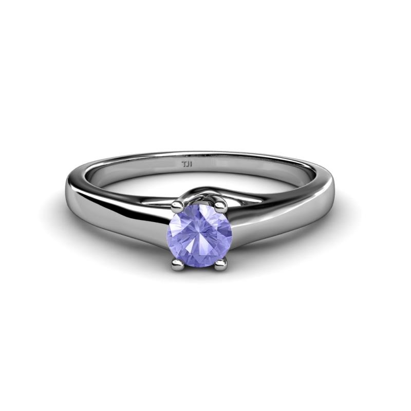 Nixie 0.47 ct Tanzanite Round (5.00 mm) Solitaire Engagement Ring  