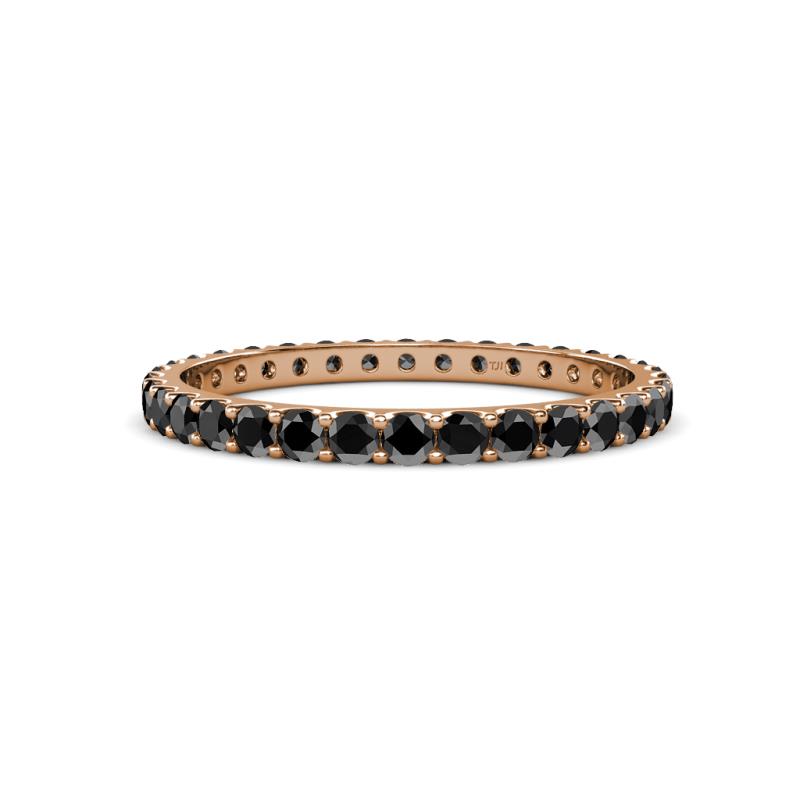 Audrey 2.00 mm Black Diamond U Prong Eternity Band 