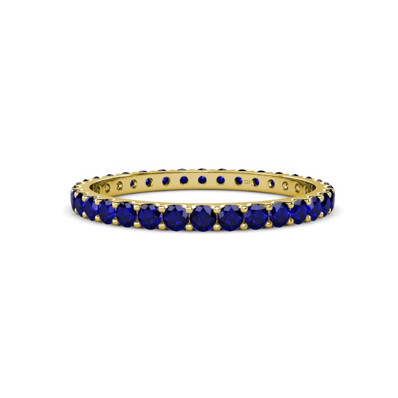 Audrey 2.00 mm Blue Sapphire U Prong Eternity Band 