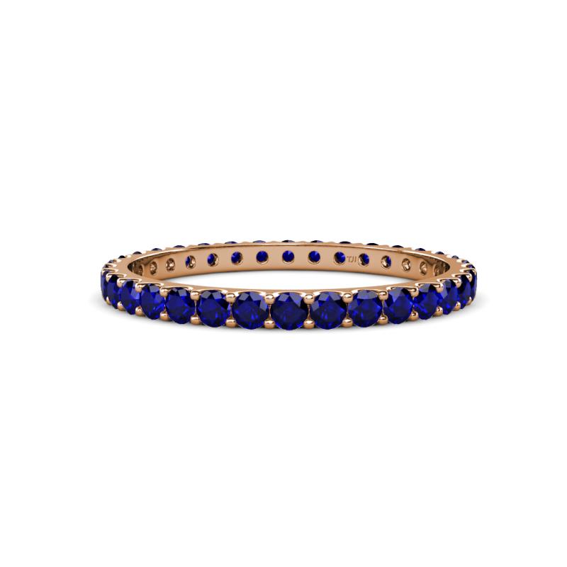 Audrey 2.00 mm Blue Sapphire U Prong Eternity Band 