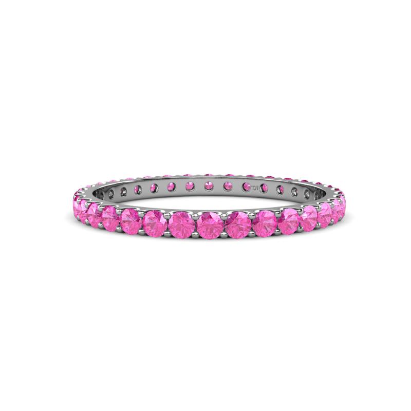 Audrey 2.00 mm Pink Sapphire U Prong Eternity Band 