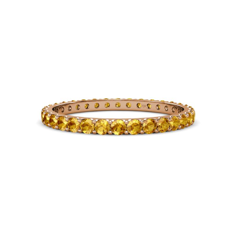 Audrey 2.00 mm Citrine U Prong Eternity Band 