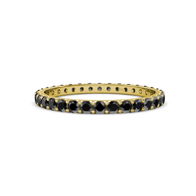 Audrey 2.00 mm Black Diamond U Prong Eternity Band 
