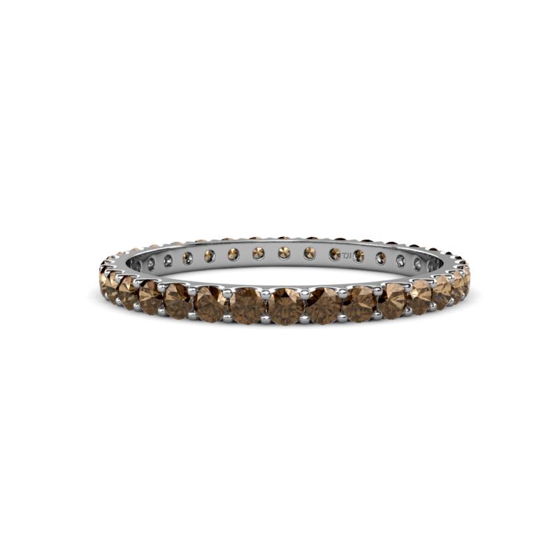 Audrey 2.00 mm Smoky Quartz U Prong Eternity Band 