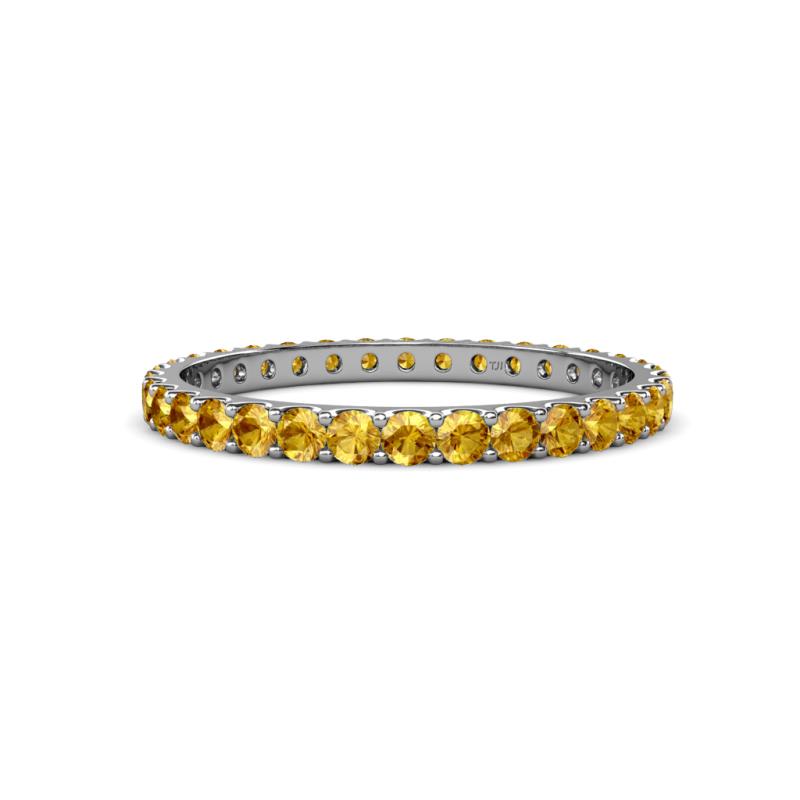 Audrey 2.40 mm Citrine U Prong Eternity Band 