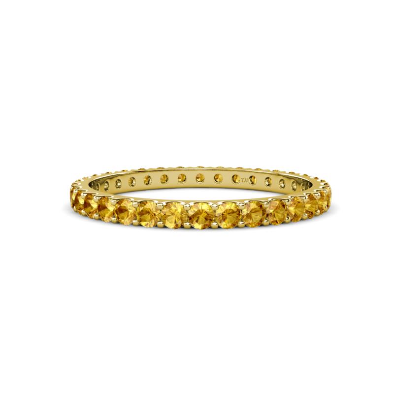 Audrey 2.40 mm Citrine U Prong Eternity Band 