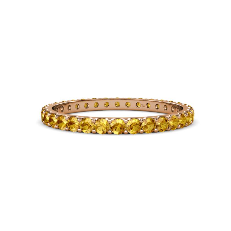 Audrey 2.40 mm Citrine U Prong Eternity Band 