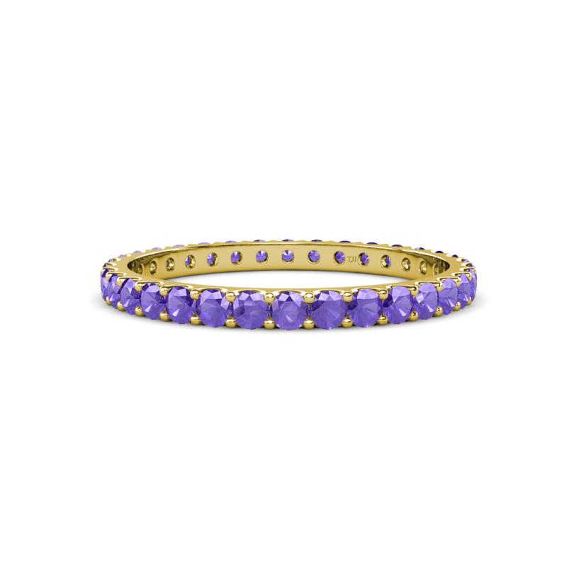 Audrey 2.40 mm Iolite U Prong Eternity Band 