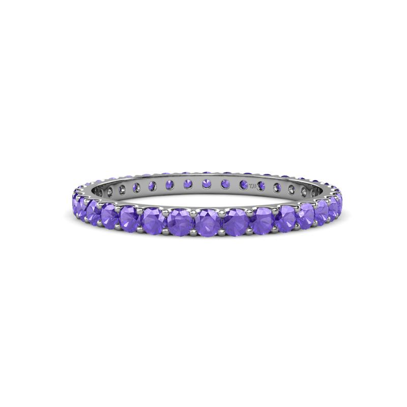 Audrey 2.40 mm Iolite U Prong Eternity Band 