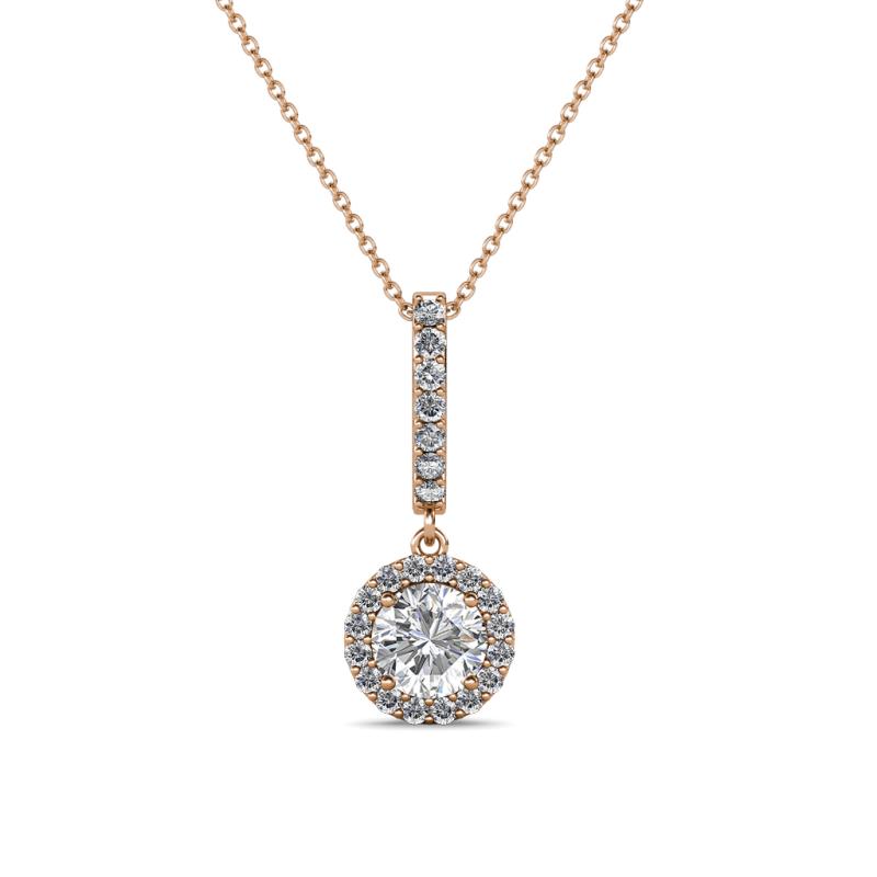 Beth Diamond Halo Pendant 