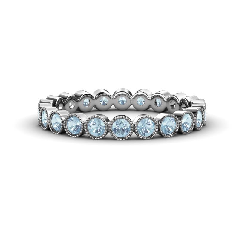 Arria 2.70 mm Aquamarine Eternity Band 