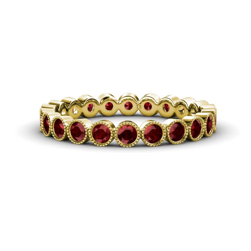 Arria 2.70 mm Red Garnet Eternity Band 