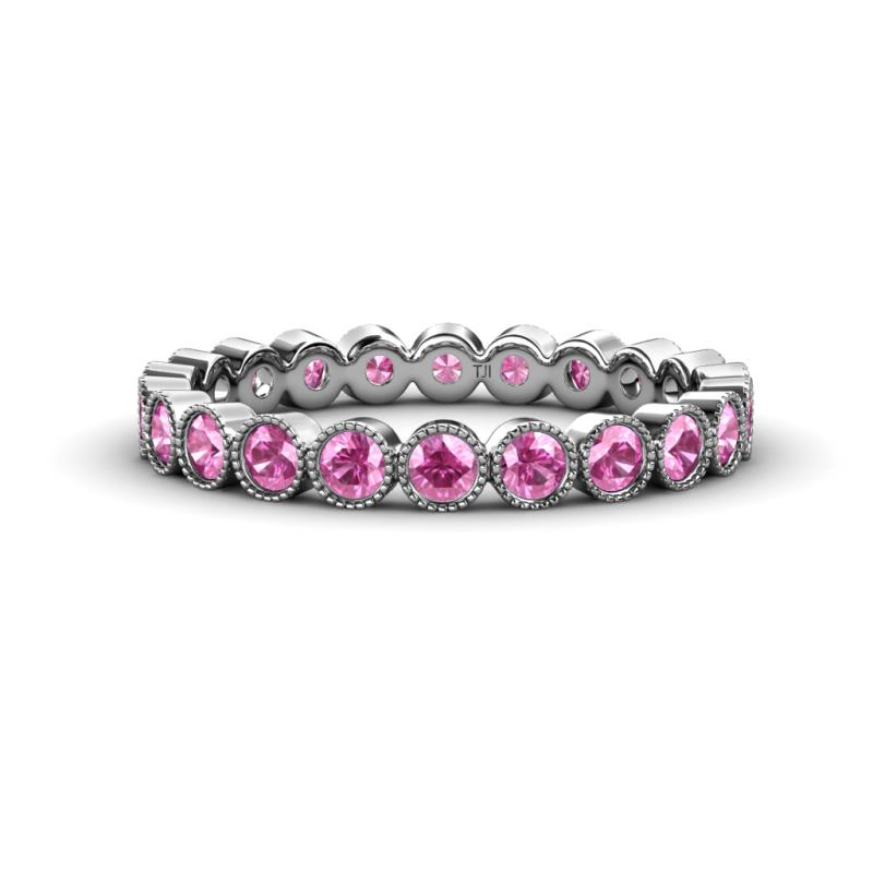 Arria 2.70 mm Pink Sapphire Eternity Band 