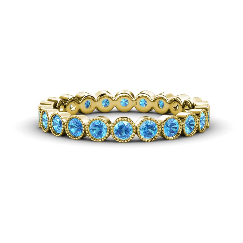 Arria 2.70 mm Blue Topaz Eternity Band 