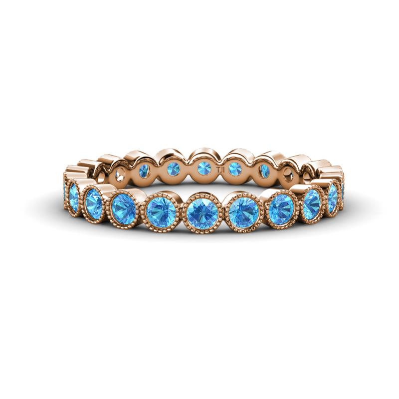 Arria 2.70 mm Blue Topaz Eternity Band 