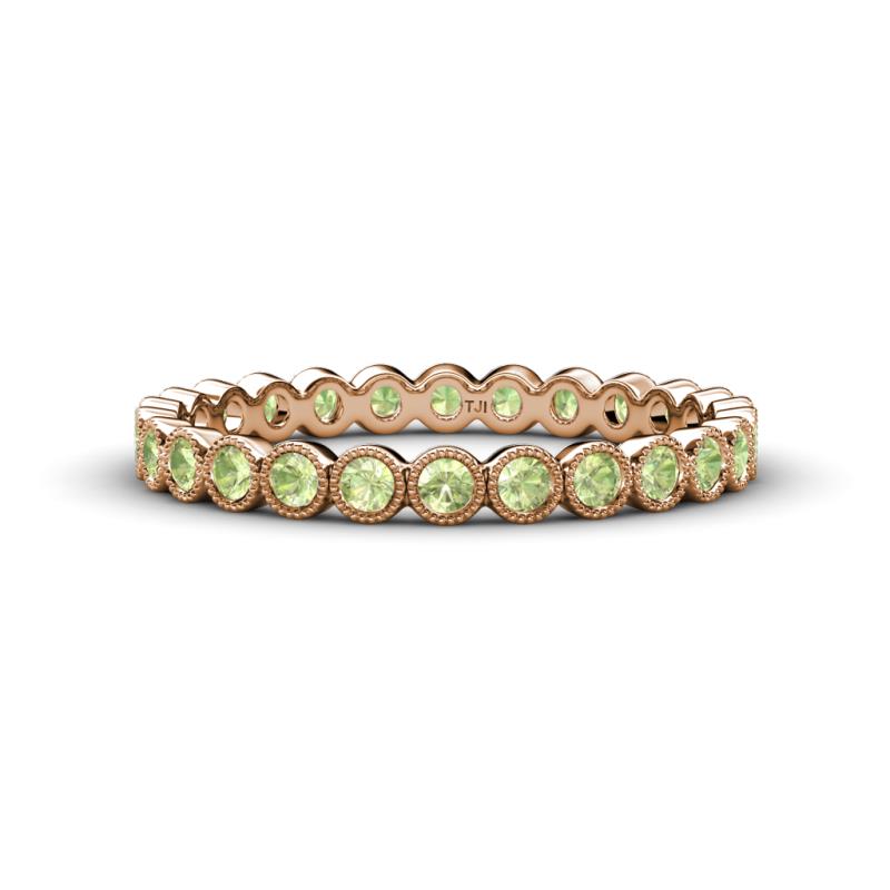 Arria 2.40 mm Peridot Eternity Band 