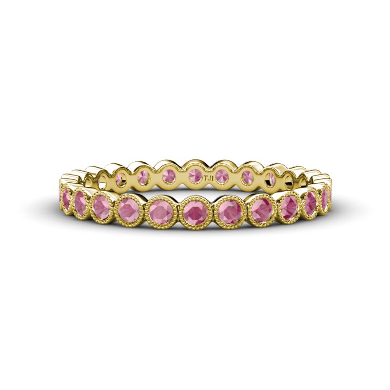 Arria 2.40 mm Rhodolite Garnet Eternity Band 