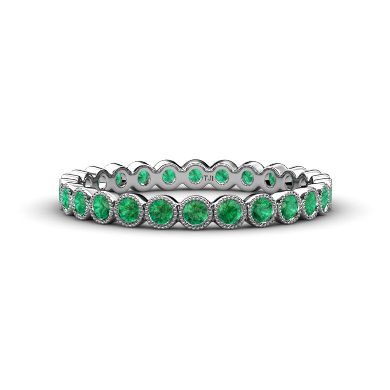 Arria 2.40 mm Emerald Eternity Band 